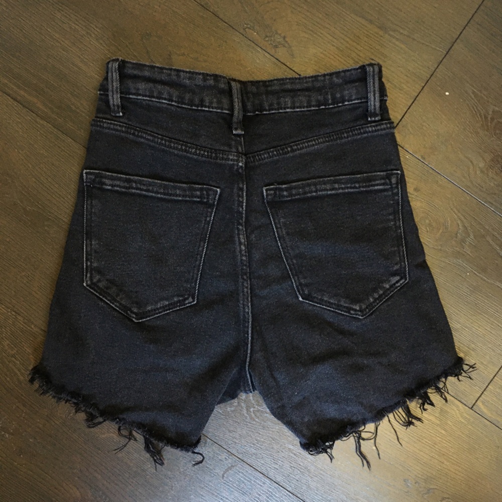 High Rise Denim Shorts - Picture 3 of 11